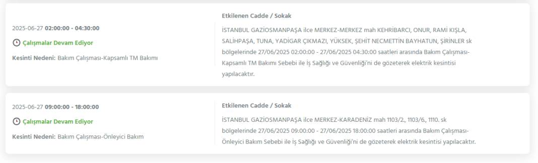 Bu gece yarısından itibaren başlıyor: İstanbul'un 21 ilçesi karanlığa gömülecek 27